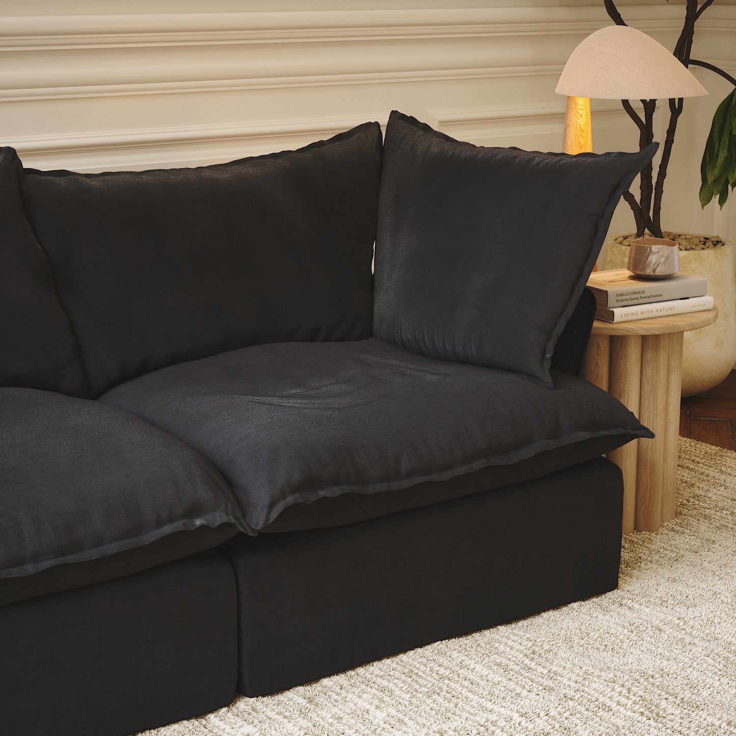 CloudComfort™ Modular Washable Luxe Sofa - 2 Seater Sofa