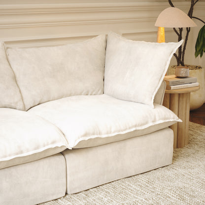 CloudComfort™ Modular Washable Luxe Sofa - 2 Seater Sofa
