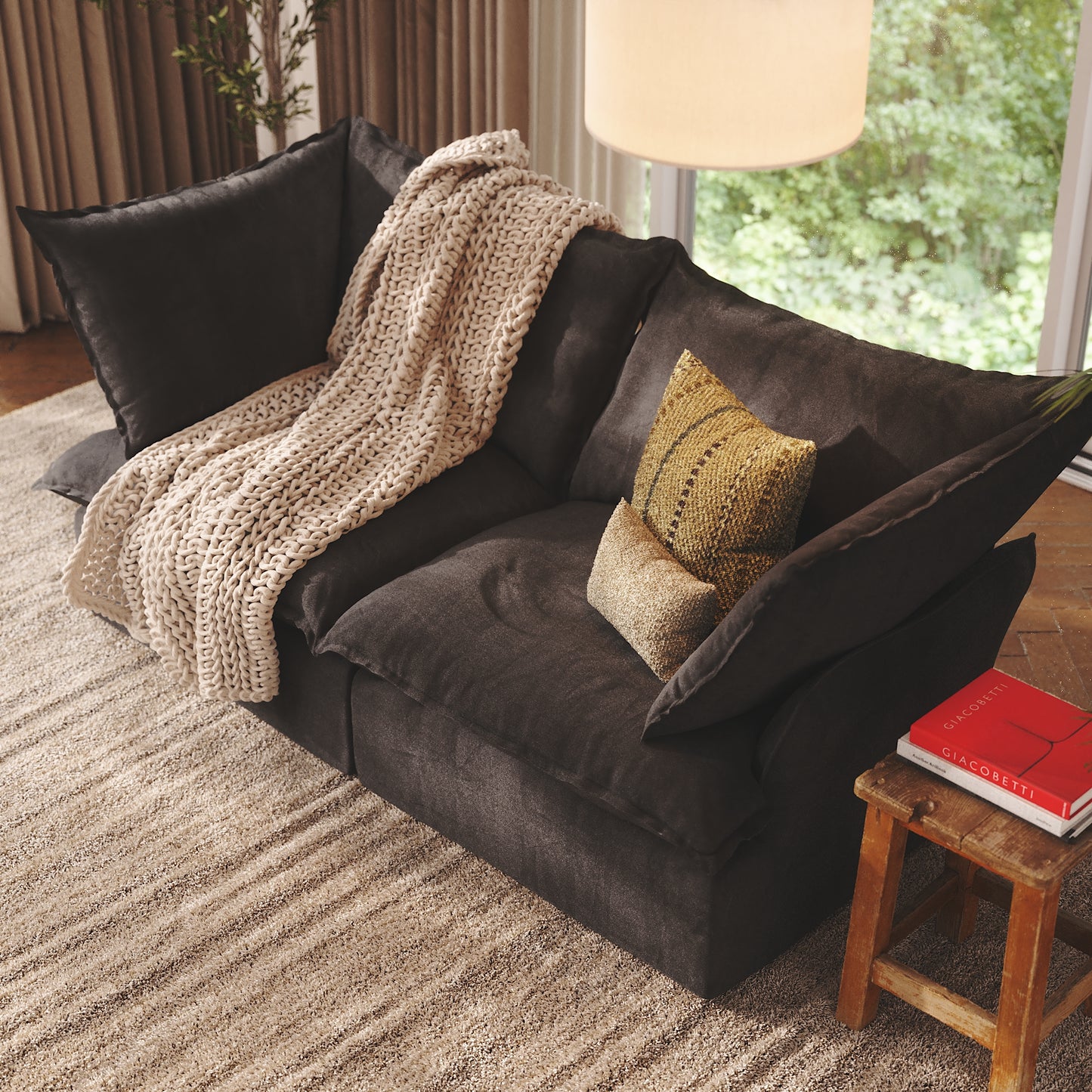 CloudComfort™ Modular Washable Luxe Sofa - 2 Seater Sofa
