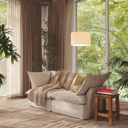 CloudComfort™ Modular Washable Luxe Sofa - 2 Seater Sofa