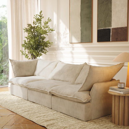CloudComfort™ Modular Washable Luxe Sofa - 3 Seater Sofa