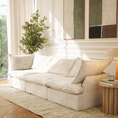 CloudComfort™ Modular Washable Luxe Sofa - 3 Seater Sofa