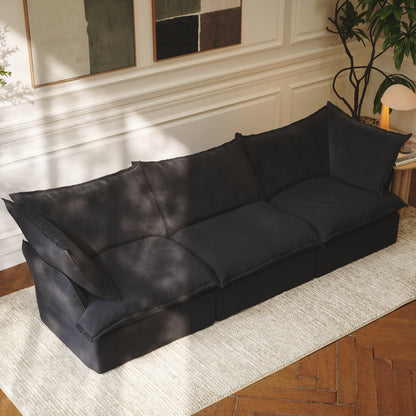 CloudComfort™ Modular Washable Luxe Sofa - 3 Seater Sofa