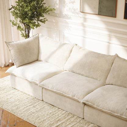 CloudComfort™ Modular Washable Luxe Sofa - 3 Seater Sofa
