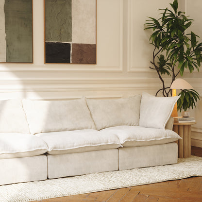 CloudComfort™ Modular Washable Luxe Sofa - 3 Seater Sofa
