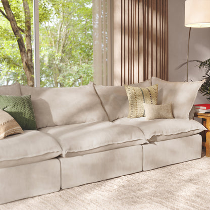 CloudComfort™ Modular Washable Luxe Sofa - 3 Seater Sofa