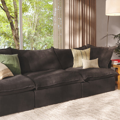 CloudComfort™ Modular Washable Luxe Sofa - 3 Seater Sofa