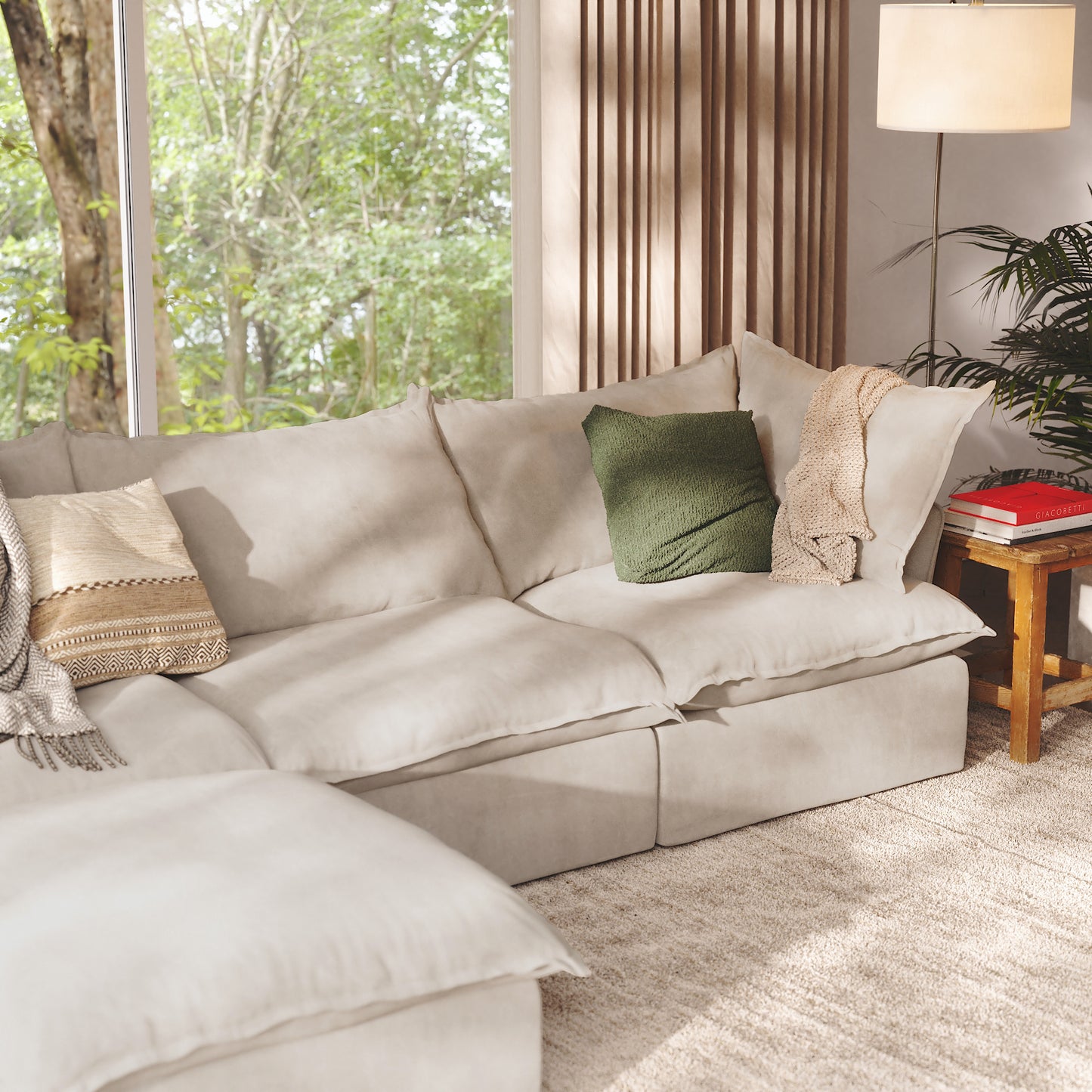 CloudComfort™ Modular Washable Luxe Sofa - 3 Seater Chaise