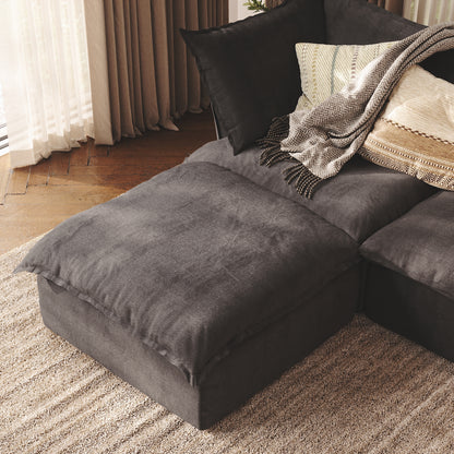 CloudComfort™ Modular Washable Luxe Sofa - 3 Seater Chaise