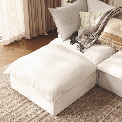 CloudComfort™ Modular Washable Luxe Sofa - 3 Seater Chaise