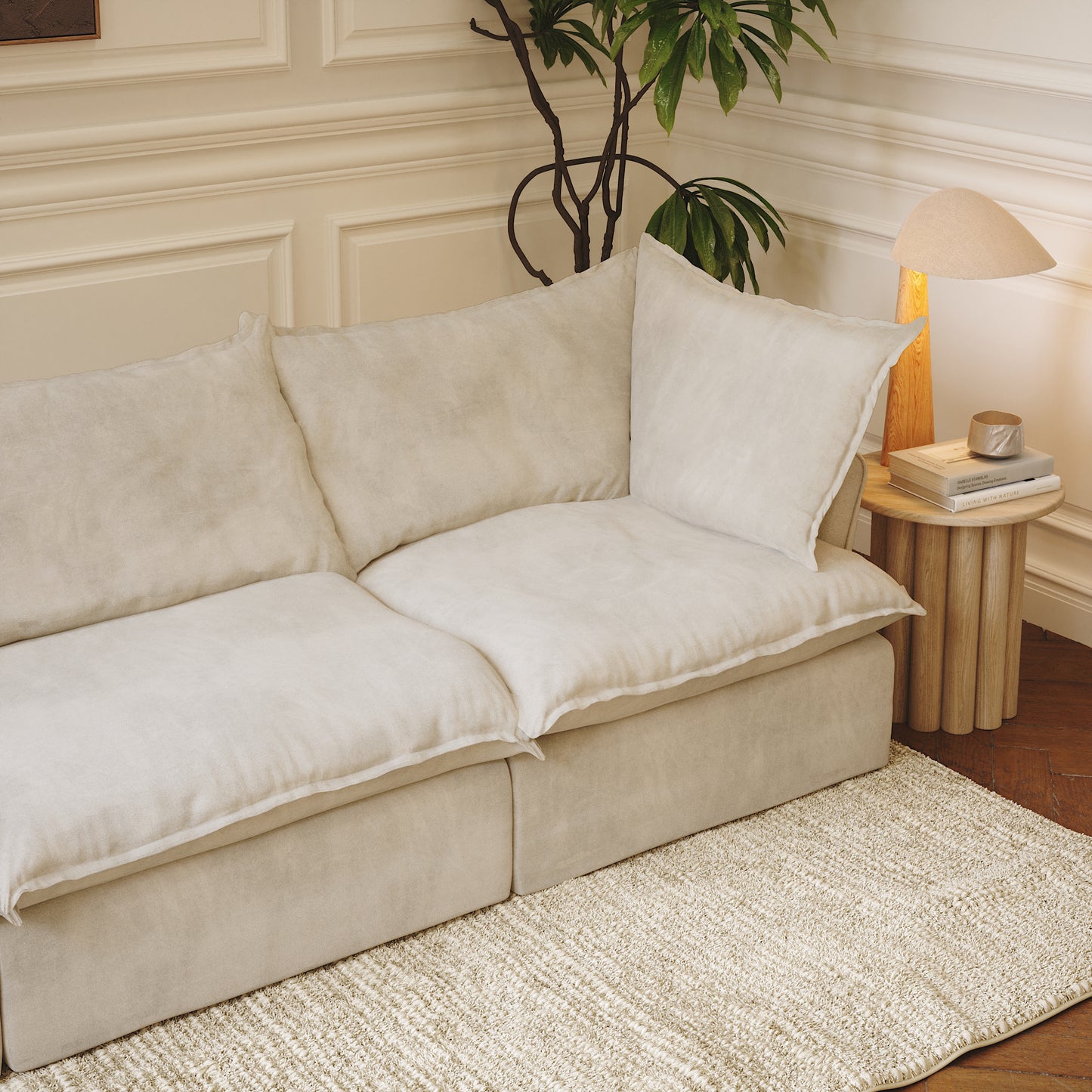 CloudComfort™ Modular Washable Luxe Sofa - 4 Seater
