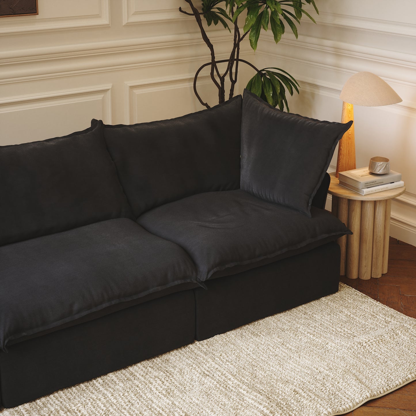CloudComfort™ Modular Washable Luxe Sofa - 4 Seater