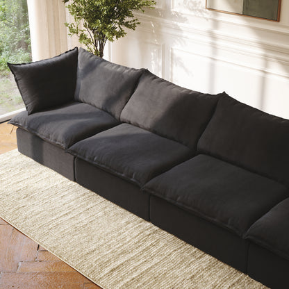 CloudComfort™ Modular Washable Luxe Sofa - 4 Seater