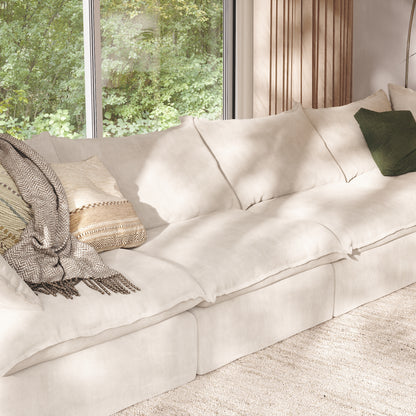CloudComfort™ Modular Washable Luxe Sofa - 4 Seater