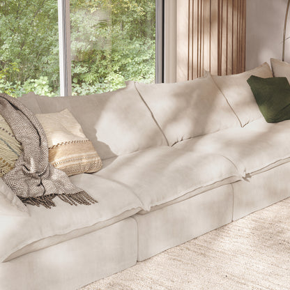 CloudComfort™ Modular Washable Luxe Sofa - 4 Seater