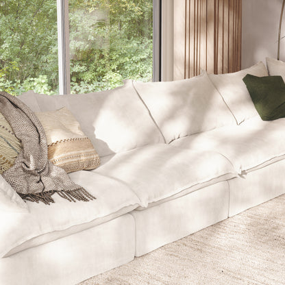 CloudComfort™ Modular Washable Luxe Sofa - 4 Seater