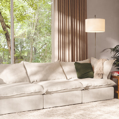 CloudComfort™ Modular Washable Luxe Sofa - 4 Seater