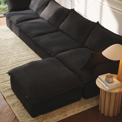 CloudComfort™ Modular Washable Luxe Sofa - 4 Seater Chaise