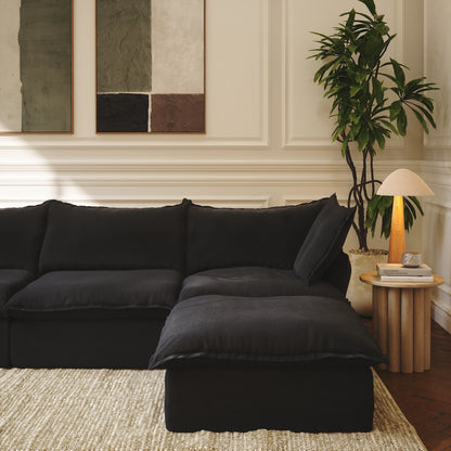 CloudComfort™ Modular Washable Luxe Sofa - 4 Seater U-Sectional