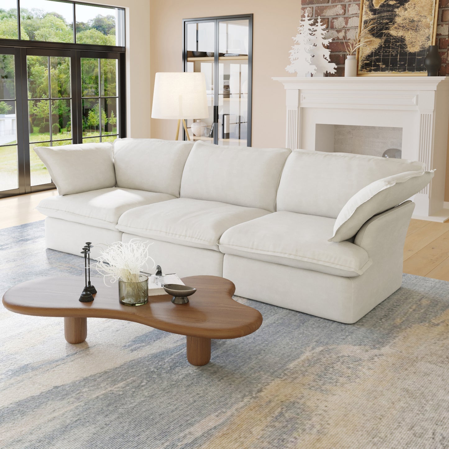CloudComfort™ Modular Washable Luxe Sofa