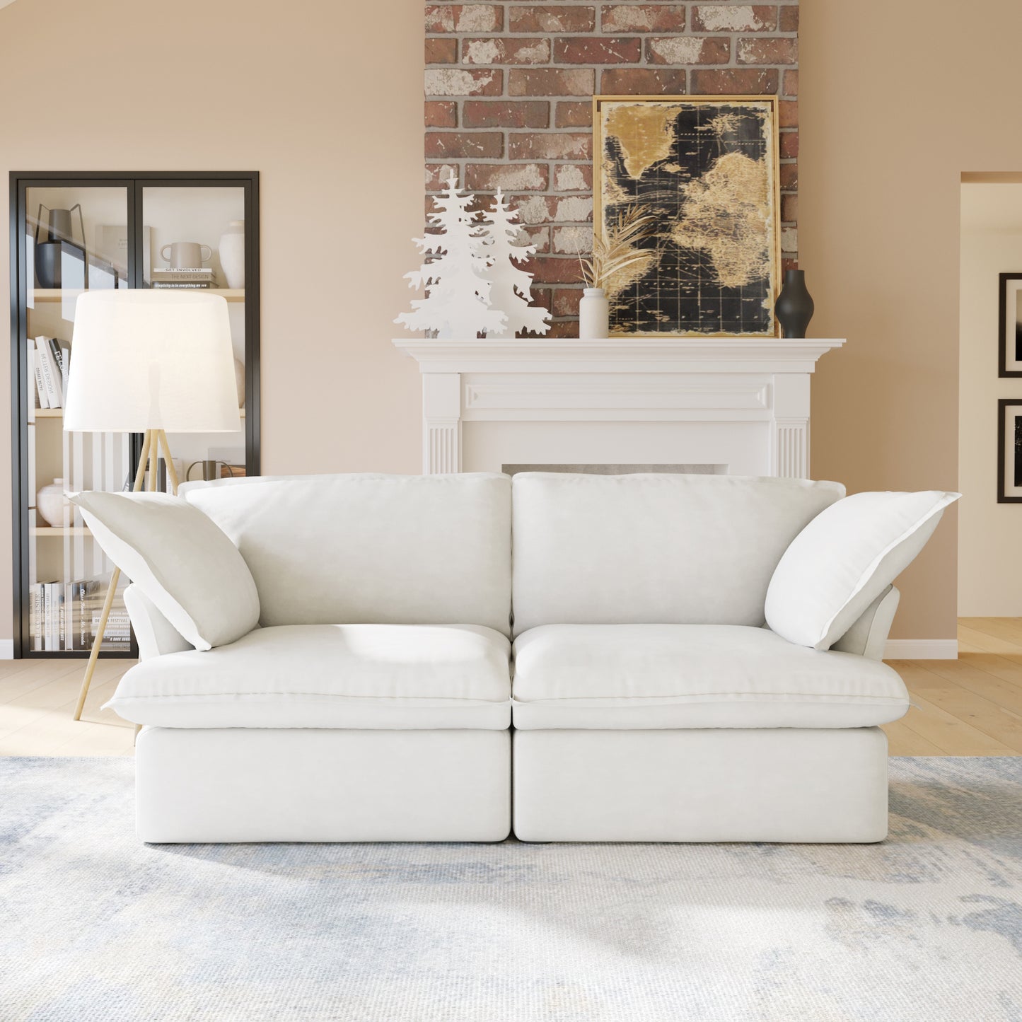 CloudComfort™ Modular Washable Luxe Sofa