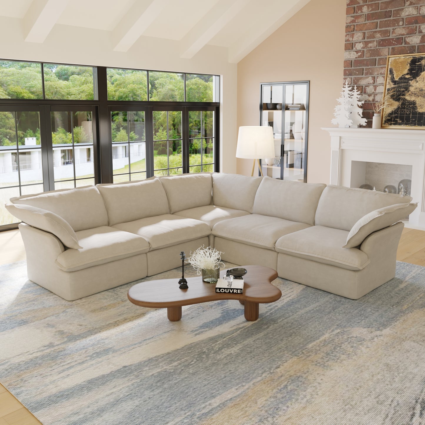 CloudComfort™ Modular Washable Luxe Sofa