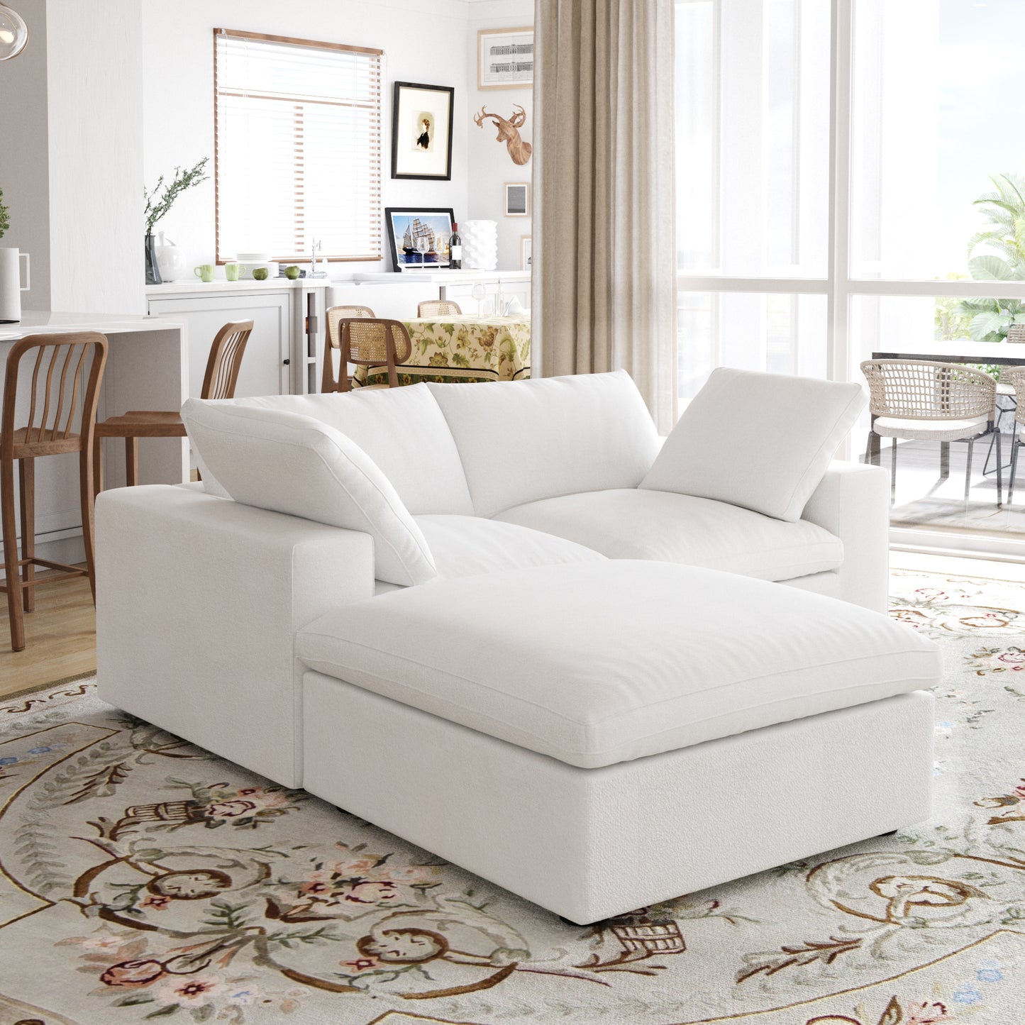 CloudComfort™ Modular Washable Classic Sofa