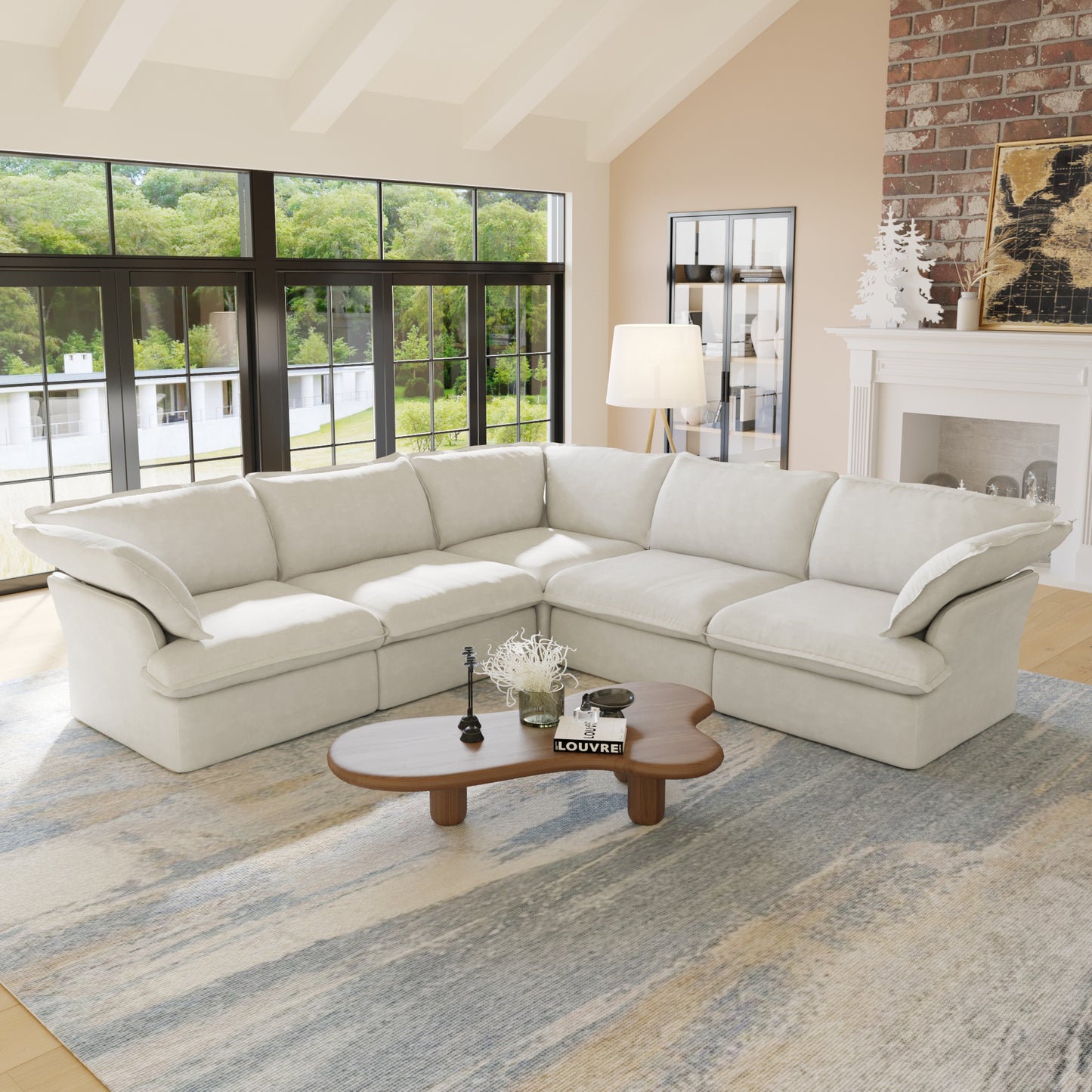 CloudComfort™ Modular Washable Luxe Sofa