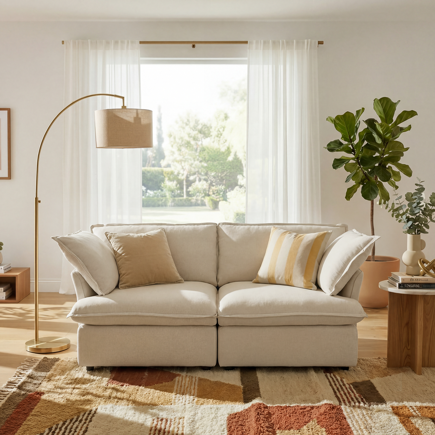 CloudComfort™ Modular Washable Luxe Sofa - Slipcovers Only