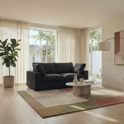 CloudComfort™ Modular Washable Classic Sofa - 2 Seater