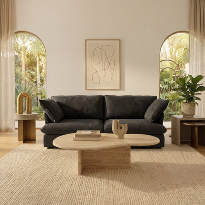 CloudComfort™ Modular Washable Luxe Sofa - 2 Seater Sofa