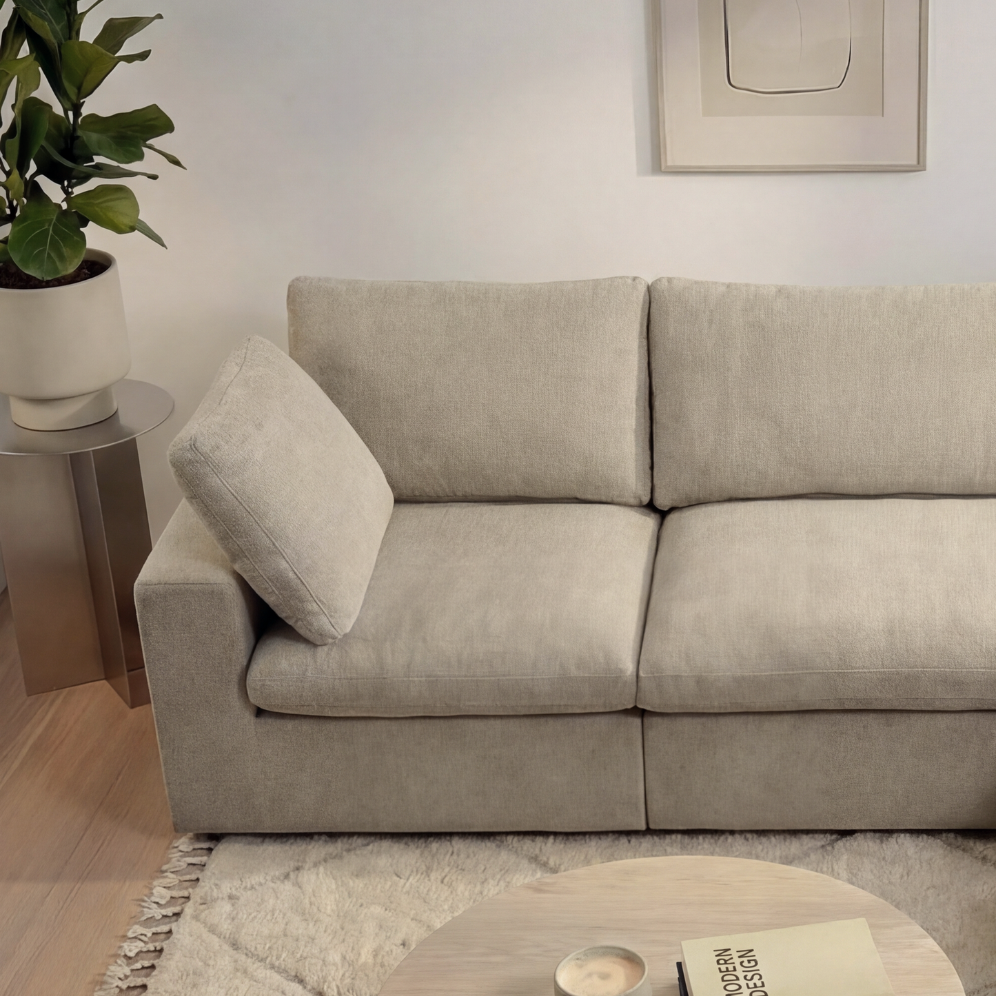 CloudComfort™ Modular Washable Classic Sofa - 2 Seater