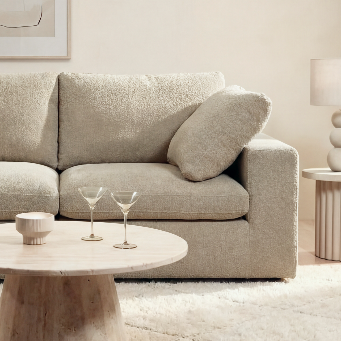 CloudComfort™ Modular Washable Classic Sofa - 2 Seater