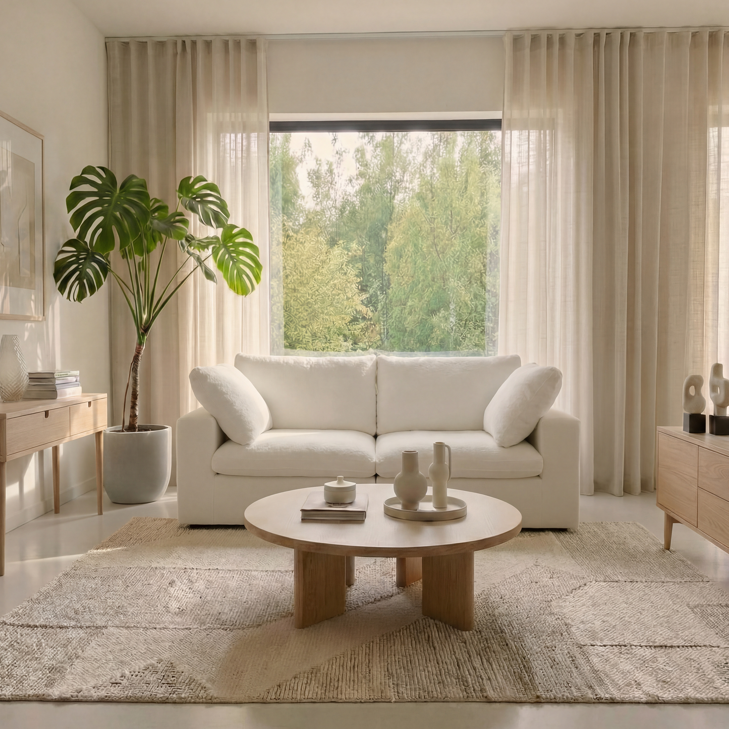 CloudComfort™ Modular Washable Classic Sofa - 2 Seater