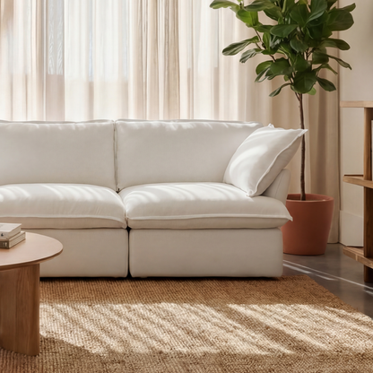 CloudComfort™ Modular Washable Luxe Sofa - 2 Seater Sofa