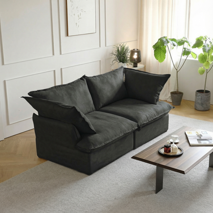 CloudComfort™ Modular Washable Luxe Sofa - 2 Seater Sofa