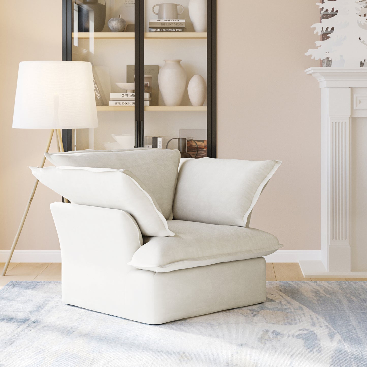 CloudComfort™ Modular Washable Luxe Sofa