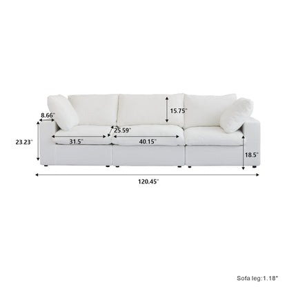 CloudComfort™ Modular Washable Classic Sofa