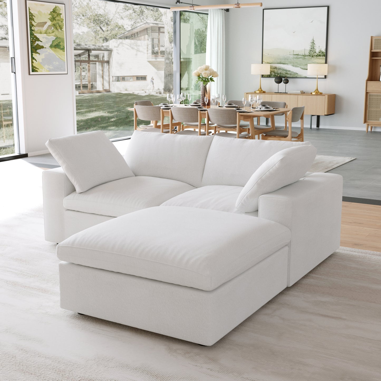 CloudComfort™ Modular Washable Classic Sofa