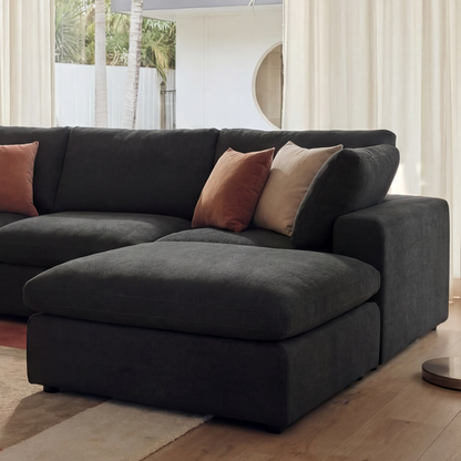 CloudComfort™ Modular Washable Classic Sofa - 3 Seater Chaise