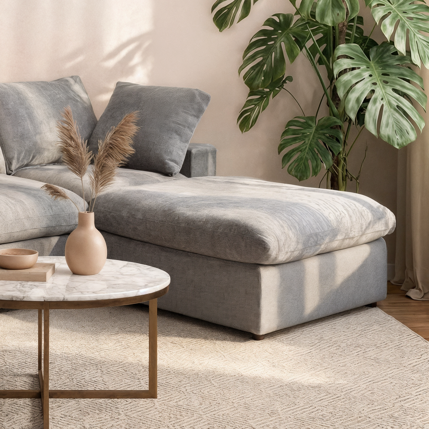 CloudComfort™ Modular Washable Classic Sofa - 3 Seater Chaise