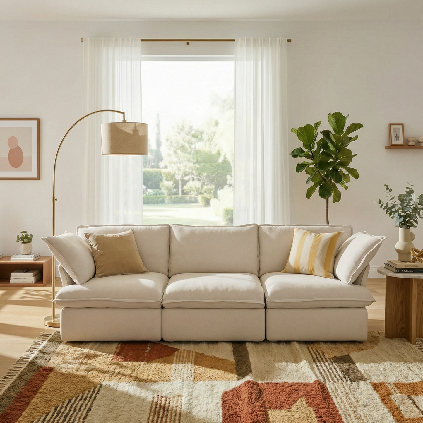 CloudComfort™ Modular Washable Luxe Sofa - Slipcovers Only