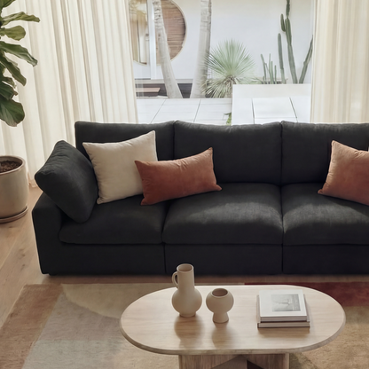 CloudComfort™ Modular Washable Classic Sofa - 3 Seater