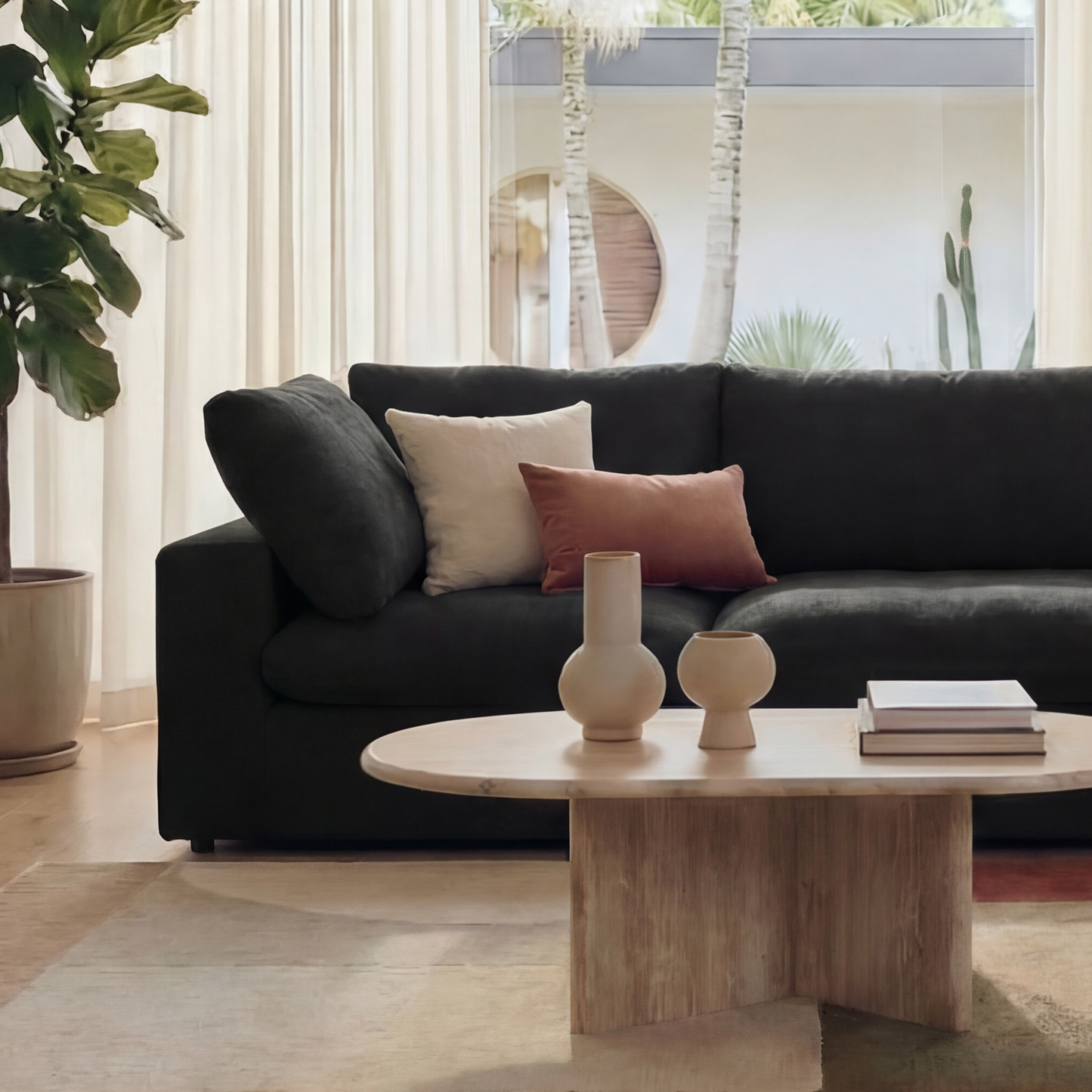 CloudComfort™ Modular Washable Classic Sofa - 3 Seater