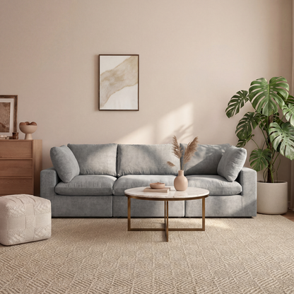CloudComfort™ Modular Washable Classic Sofa - 3 Seater