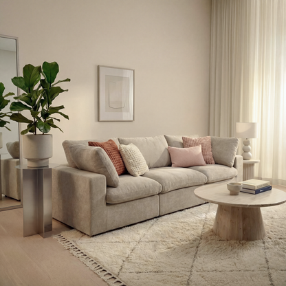 CloudComfort™ Modular Washable Classic Sofa - 3 Seater