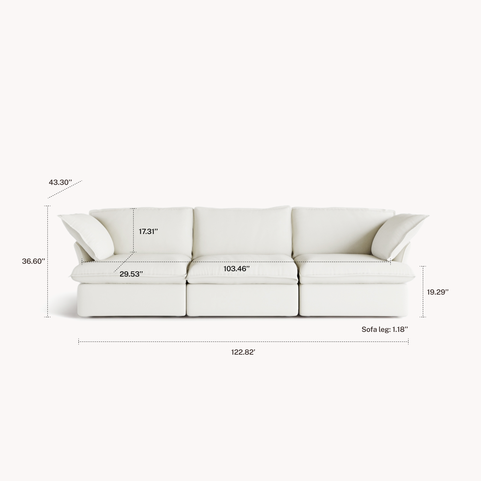 Product dimensions
