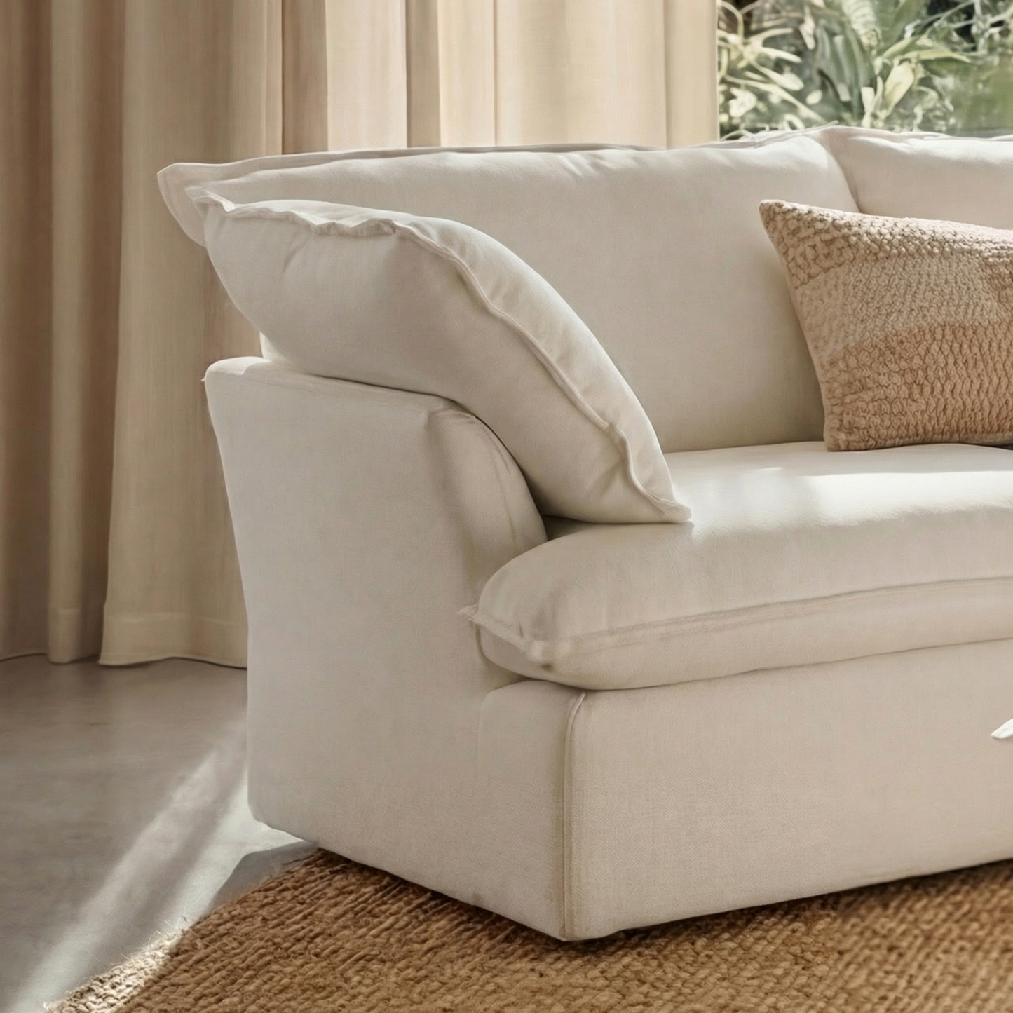CloudComfort™ Modular Washable Luxe Sofa - 3 Seater Sofa