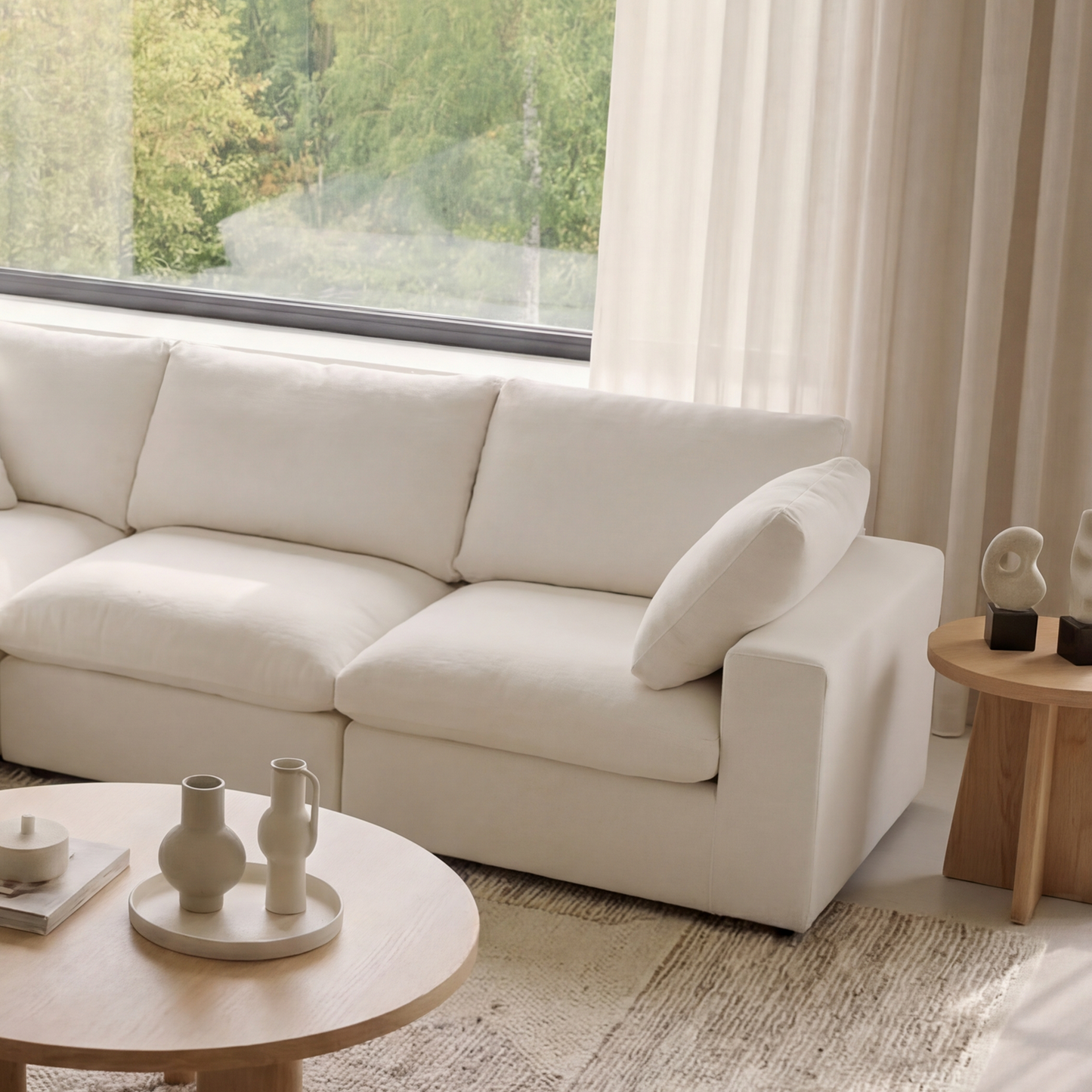 CloudComfort™ Modular Washable Classic Sofa - 3 Seater