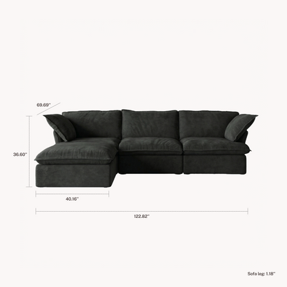 CloudComfort™ Modular Washable Luxe Sofa - Slipcovers Only